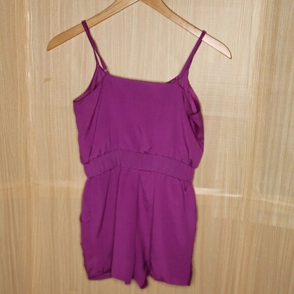 Lucca Couture Purple Romper With Adjustable Strap - Picture 2 of 8
